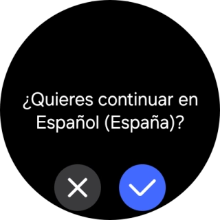 Pulsa el icono de aceptar.