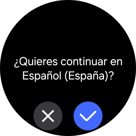 Pulsa el icono de aceptar.
