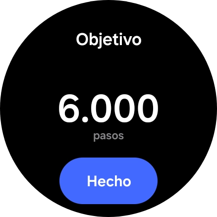 Desliza el dedo hacia arriba o hacia abajo por la pantalla para seleccionar el objetivo deseado.