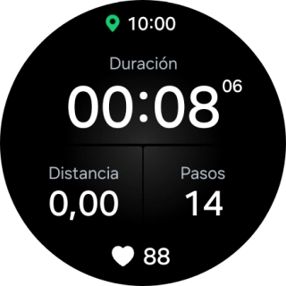 Mantén pulsado el botón de retroceso durante unos instantes para poner la actividad en pausa.