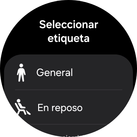 Pulsa el ajuste deseado.