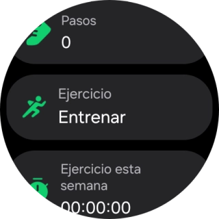 Pulsa Entrenar.
