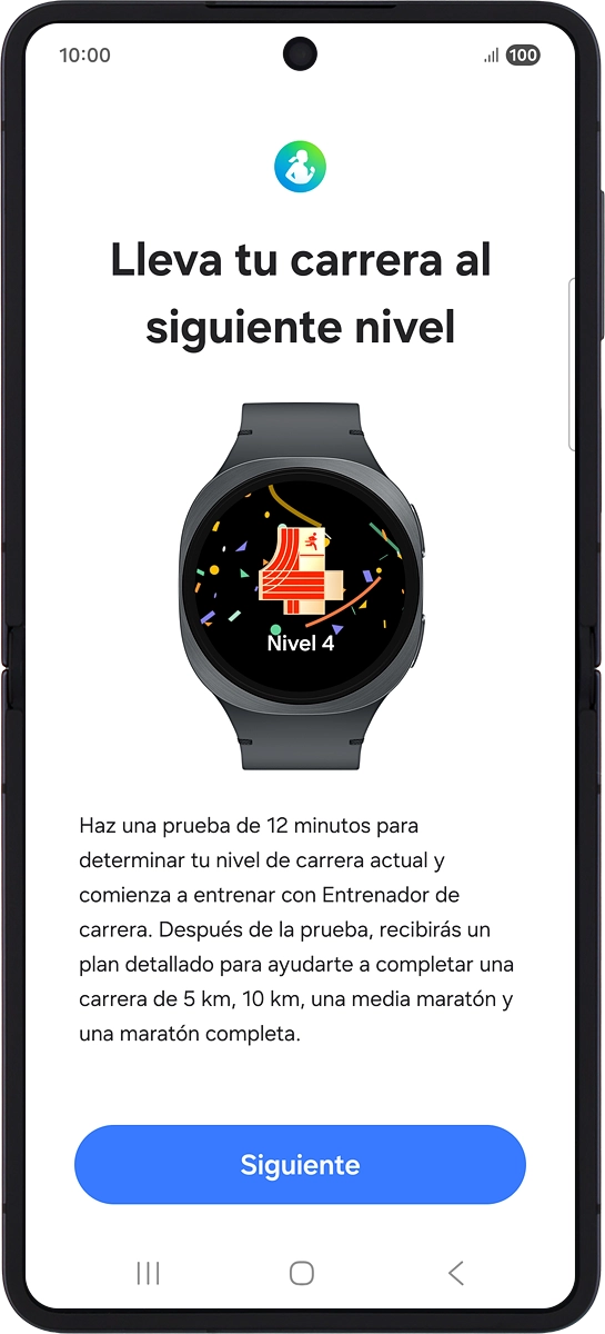 En el teléfono: Pulsa Siguiente.