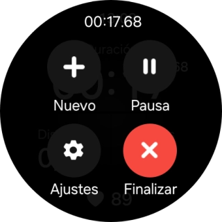 Pulsa Finalizar para terminar la actividad.