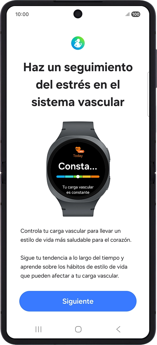 En el teléfono: Pulsa Siguiente.