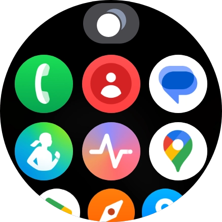 Pulsa el icono de mensajes.