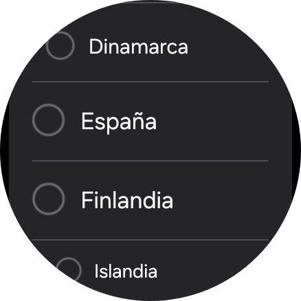 Pulsa la región deseada.