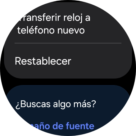 Pulsa Restablecer.