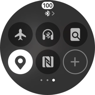 Pulsa el icono de modo de avión para activar o desactivar la función.
