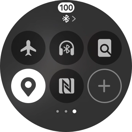 Pulsa el icono de modo de avión para activar o desactivar la función.