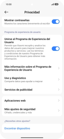 Pulsa Más ajustes de seguridad. Pulsa Más ajustes de seguridad.