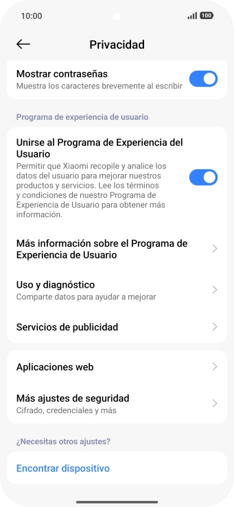 Pulsa Más ajustes de seguridad. Pulsa Más ajustes de seguridad.