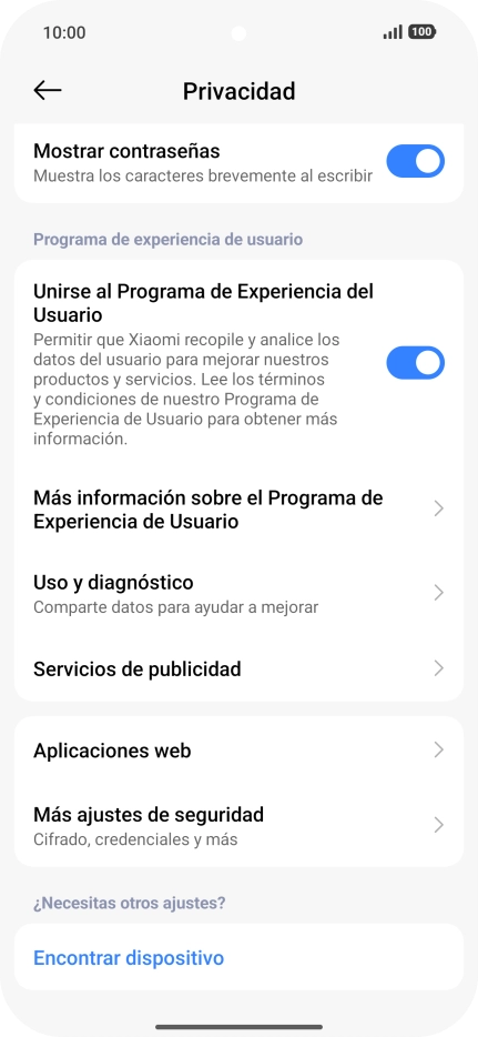 Pulsa Más ajustes de seguridad. Pulsa Más ajustes de seguridad.