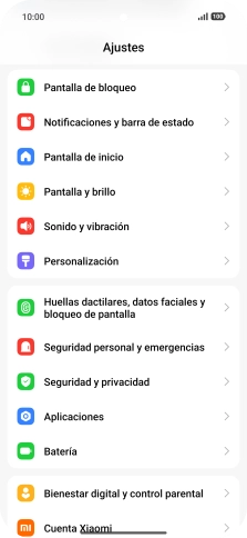 Pulsa Sonido y vibración.