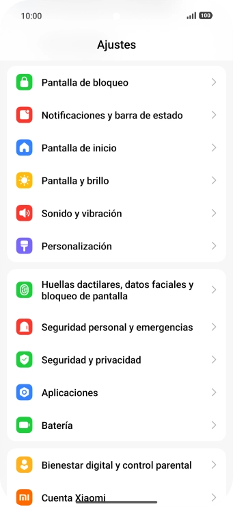 Pulsa Sonido y vibración.