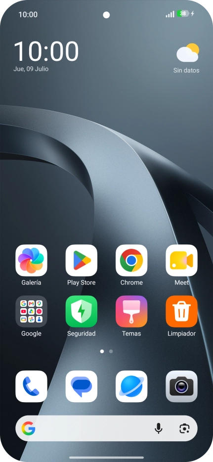 Cuando el icono de carga de batería aparece en la pantalla, el teléfono se está cargando. Cuando el icono de carga de batería aparece en la pantalla, el teléfono se está cargando.