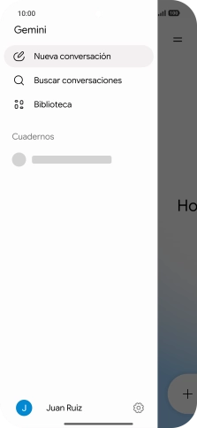 Pulsa el icono de perfil.