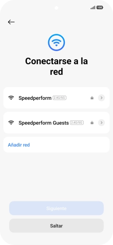 Pulsa la red wifi deseada.