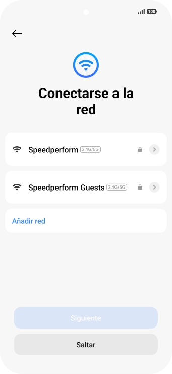 Pulsa la red wifi deseada.