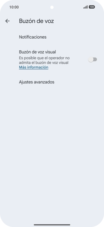 Pulsa Ajustes avanzados.