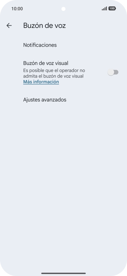 Pulsa Ajustes avanzados.