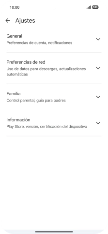 Pulsa Preferencias de red.