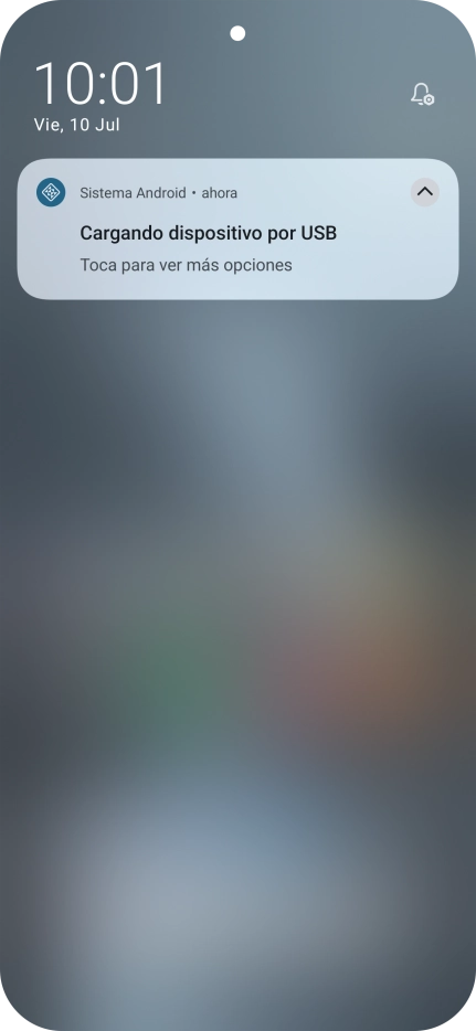 Pulsa Toca para ver más opciones.