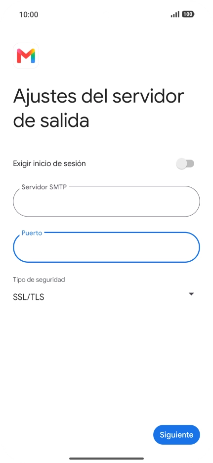 Pulsa Siguiente.