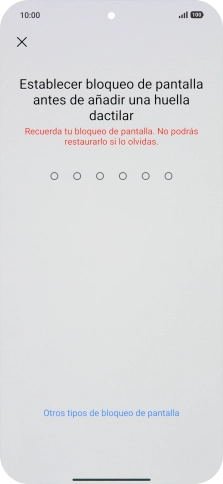 Pulsa Otros tipos de bloqueo de pantalla.