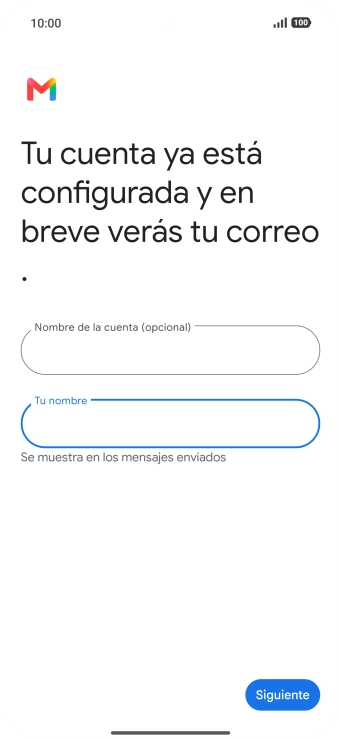Pulsa Siguiente.