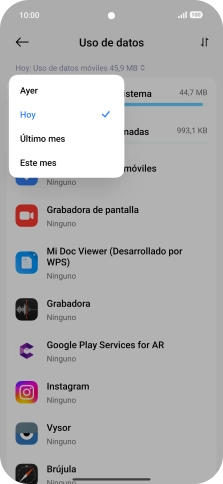 Pulsa el ajuste deseado.