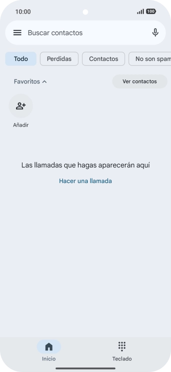 Pulsa el icono de menú.