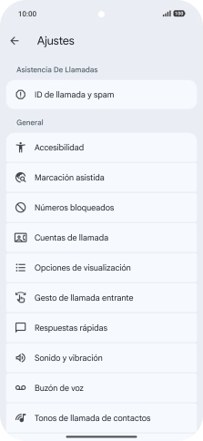 Pulsa Cuentas de llamada.