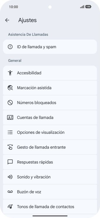 Pulsa Cuentas de llamada.
