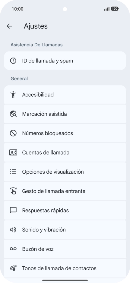 Pulsa Cuentas de llamada.