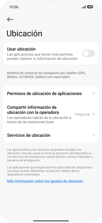 Pulsa el indicador junto a 