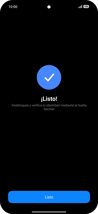 Pulsa Listo.