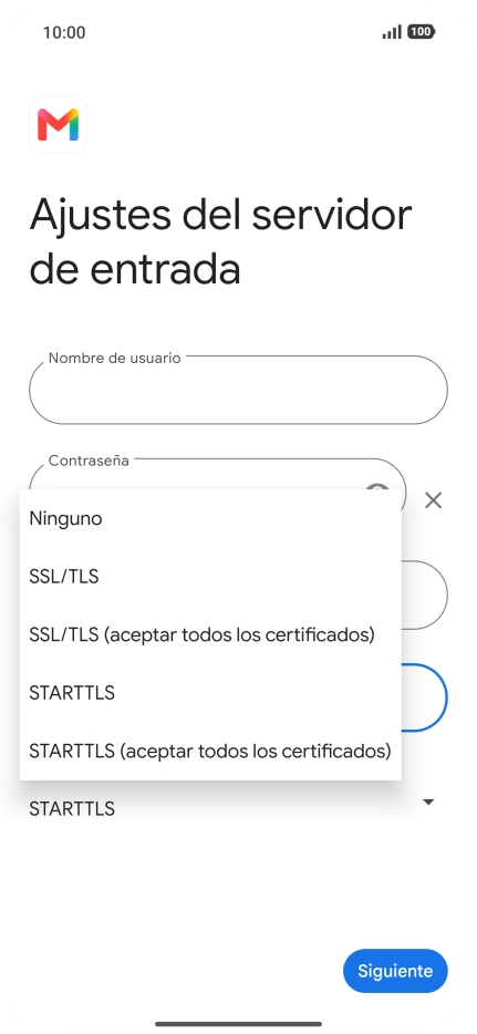 Pulsa SSL/TLS.