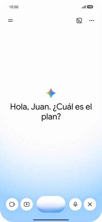 Habla con Gemini del tema que quieras.