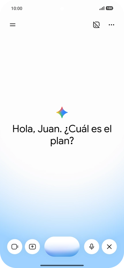 Habla con Gemini del tema que quieras.