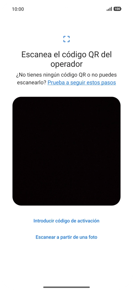 Coloca el código QR enviado dentro del marco de la cámara del teléfono para escanearlo. Coloca el código QR enviado dentro del marco de la cámara del teléfono para escanearlo.