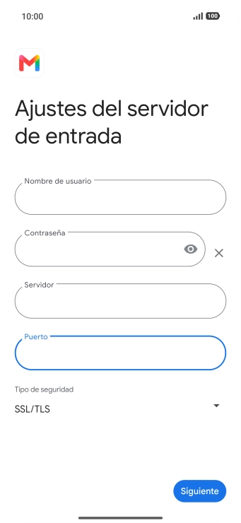Pulsa Siguiente.