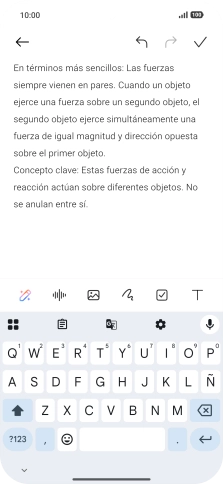 Pulsa el icono de IA. Pulsa el icono de IA.