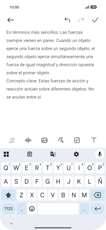 Pulsa el icono de IA. Pulsa el icono de IA.