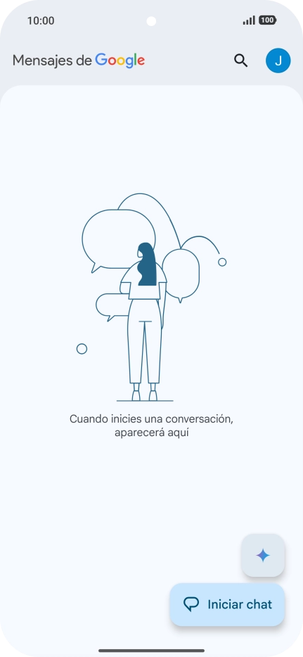 Pulsa el icono de perfil.