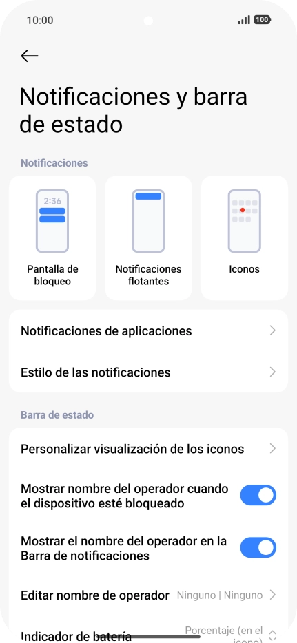 Pulsa Notificaciones de aplicaciones. Pulsa Notificaciones de aplicaciones.