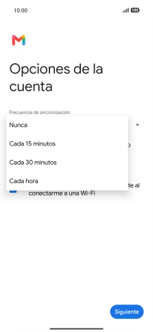 Pulsa el ajuste deseado.