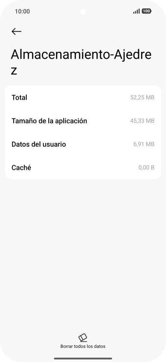 Desliza el dedo hacia arriba desde la parte inferior de la pantalla para terminar y volver a la pantalla de inicio.