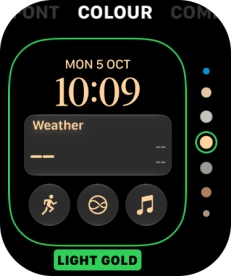 Press the Digital Crown twice to return to the home screen. Press the Digital Crown twice to return to the home screen.