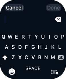 Press the input icon. Press the input icon.